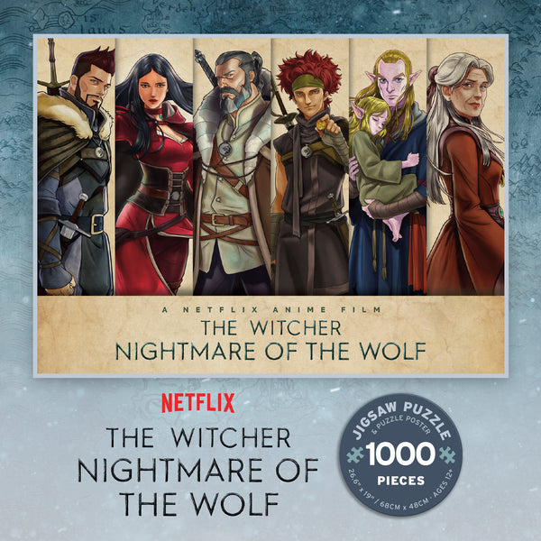 Netflix - The Witcher Woods Animation - 1000 Piece Puzzle