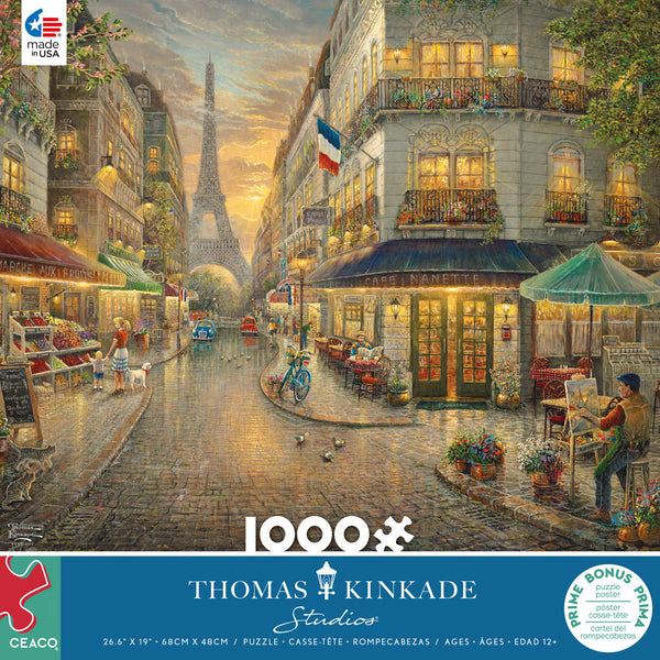 Thomas Kinkade Paris Cafe - 1000 Piece – Ceaco.com