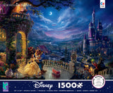 Thomas Kinkade Disney Beauty and the Beast Dancing in the Moonlight - 1500 Piece Puzzle