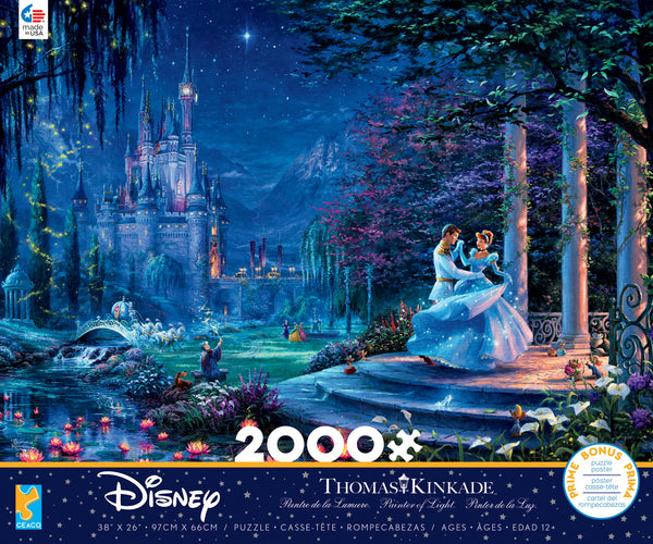 aankomst spiraal biologie Thomas Kinkade Disney Dreams - Beauty and the Beast - 2000 Piece Puzzl –  Ceaco.com