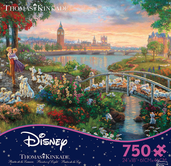 Thomas Kinkade Disney - 101 Dalmatians - 750 Piece Puzzle –