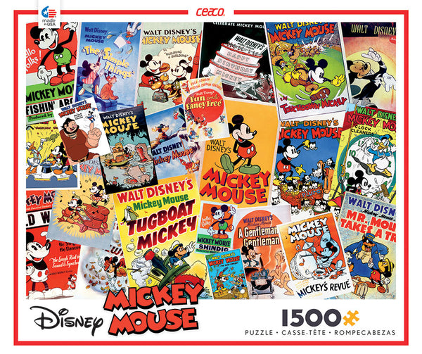 Disney Classics Collage 2000 Piece Jigsaw Puzzle by Ceaco Includes Poster