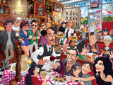Funny Faces - Italian Restaurant - 550 Piece Puzzle