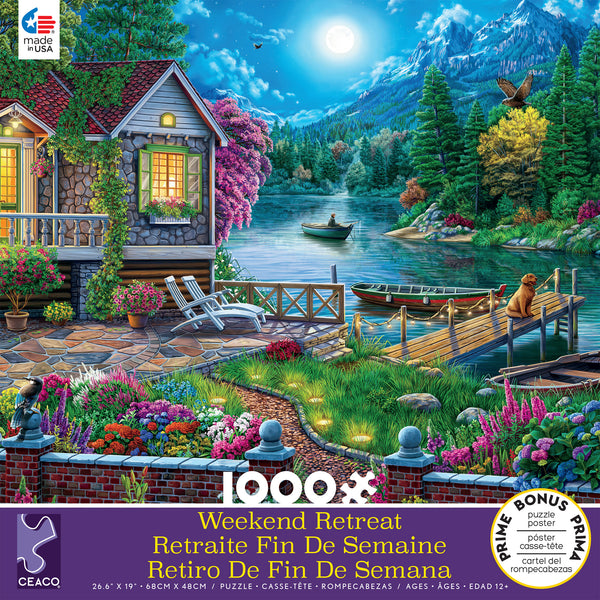 Weekend Retreat - Lakehouse - 1000 Piece Puzzle