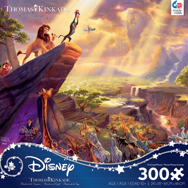 Thomas Kinkade Disney - Lion King - 300 Oversized Piece Puzzle